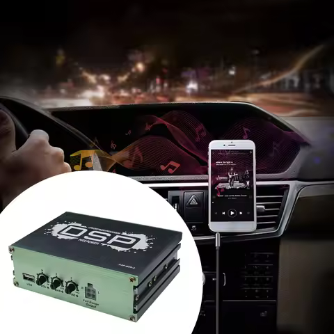 DSP Car Power Amplifier Support APP Control Audio Digital Sound Processor 6-Channel Output DSP Car E