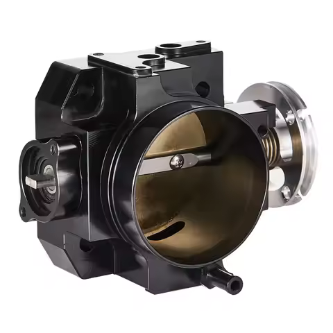 K20 Throttle Body, Black 70mm Throttle Body for SX DC5 Honda Civic Si EP3 FG2 FA5