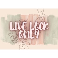 Live Lock Only  RM17