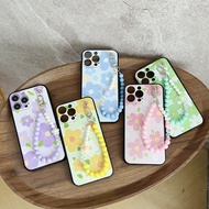 Phone Case For Huawei Y9S Y7 Y6 Y9 Prime 2019 2018 Y8S Y5P Y6P Y7P Y7A Y9A 2020 Fashion Flower Bracelet Pendant Pattern Soft silicome Protection Casing