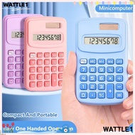 WTTLE Mini Pocket Calculator, 8-Digit Large LCD Display Scientific Calculator, Cartoon Silent 8-Digi