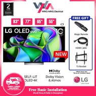 [Free Install within Klang Valley]LG 83"77"65"55" OLEDTV 4K UHD Smart Tv OLED83C3PSA OLED77C3PSA OLED65C3PSA OLED55C3PSA