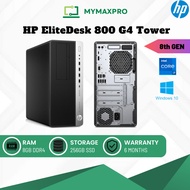 PC i7 HP EliteDesk 800 G4 Tower Intel Core i7 (8th Gen) / 8GB RAM / 256GB SSD / Win 10 Home (Refurbi
