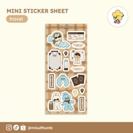 Travel Mini Sticker Sheet | MS-011 misulthumb stickers