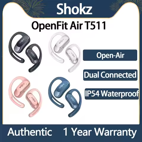 Original SHOKZ T511 OpenFit Air Open Earless Wireless Bluetooth Headphones Sports Headphones HD Call