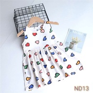 Baju Baby Girl Dress 0-4 year old Summer love dress cute little fresh baby girl