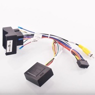 Car Radio Stereo Wiring Harness Cable Adapter Android 16pin For Citroen C4 C5 DS6 For Peugeot 3008 2