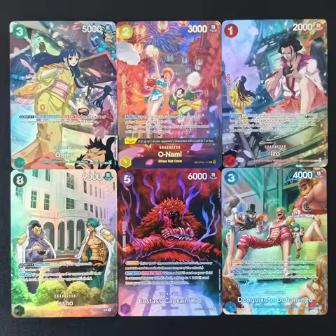 Proxy OPCG One Piece OP06 OP07 OP10 Collectible Cards Whitebeard Rebecca Sugar Buggy Charlotte Linli
