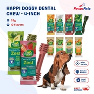 Happi Doggy Dental Chew - 4-Inch 25g, Grain & Gluten-Free, Dental Care