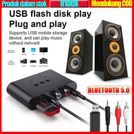Bluetooth Audio Receiver Bluetooth 5.0 NFC USB Bluetooth Adapter AUX RCA For Car Speaker Kit