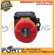 Emergency Push Button FORT / LA115-A5-01ZD / warna Merah