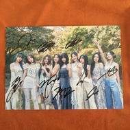 TWICE Autographed Signed Group Photo With You-th 5*7 INCH K-POP COLLECTION 2024