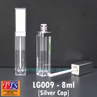 8ml Silver Cap Empty Lip Gloss Bottle Lip Matte Bottle - LG009-8ml