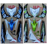 LC135 (V2)(V3)(V4)(V5)(V6)(V7) HLD COVERSET - JUPITER MX 2013 ( GREEN / BLUE)