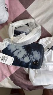 Charter slim crossbody in tie dye printe Coach