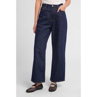 MINIMAL MINIMUM - MN333 - Wide Jeans - Dark Blue Seluar Jeans Perempuan