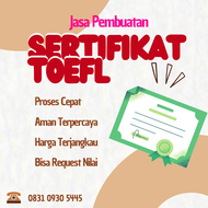 Sertifikat TOEFL