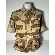 American Military Shirt: 2nd Hand: DBU: Desert 6 Colors: Size S/R Chest 42 Inches: (More Pictures) T