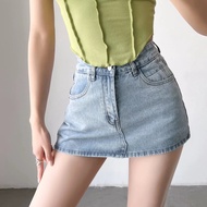 23-38 palda shorts for women high waist denim mini skirt plus size