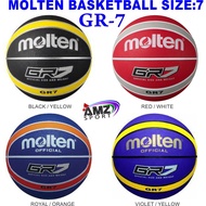 MOLTEN GR7 GR-7 Basketball Rubber Size 7 *Free Carry Net and Ball Needle
