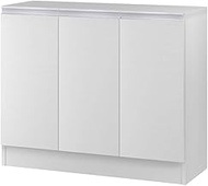 IWATSUKI Storage Shelf with Door to Order Made in 1cm Units Within 17.7-47.2 inches (45-120 cm), Whi