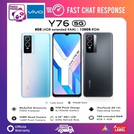VIVO Y76 5G (8+4GB RAM | 128GB ROM | 44W Flash Charge ) NEW MODEL (1 Year Warranty By Vivo Malaysia)