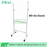 MS-02 Mobile Whiteboard/ Corkboard Stand c/w castor wheels and locks for the wheels