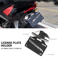 Motorcycle RSV4 1100 License Plate Holder Bracket Rear Tail Tidy Fender Eliminator Fit For APRILIA R