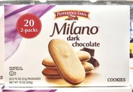 Costco好市多 琣伯莉小米蘭餅乾 21g x20入 PEPPERIDGE FARM MILANO 培珀莉 琣珀莉