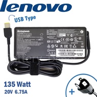 Lenovo Adapter 20V/6.75A 135W หัว USB สายชาร์จ Lenovo IdeaPad Gaming 3 15ARH05 เลอโนโว่ อะแดปเตอร์