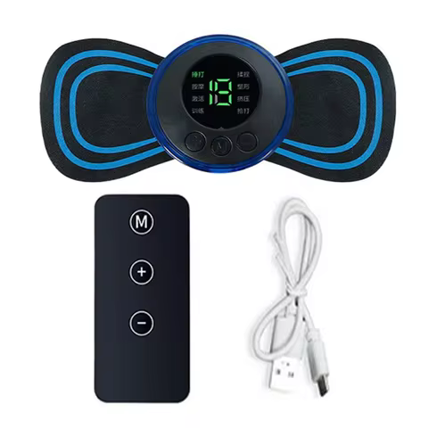 Cervical Massage Instrument Mini Micro Current Neck Massager Portable Massage Stick Shoulder and Nec