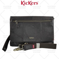 Kickers Genuine Top Grain Leather Crossbody & Clutch Sling Bag #KIC-S-78141