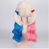 [cos Wig] Wig cosplay Suicide Squad Harleen Harleen Quinzel Harleen Styling Gradient Exude Hair 2606