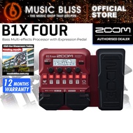 Zoom B1X FOUR Bass Multi-effects Processor with Expression Pedal (B1XFOUR)