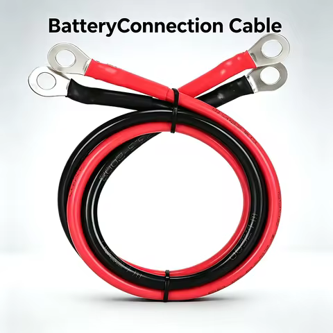 8/6AWG Stranded Copper Cord Solar Power Battery Inverter Cable Set with Terminals Connection Wire wi