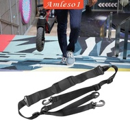 [Amleso1] Scooter Shoulder Strap Non Slip Shoulder Pad Carrying Straps Adjustable Belt for Foldable Bikes Beach Chairs Ski Board