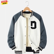Men's and Women's VARSITY BOMBER Jacket D Big Size M-6XL CUSTOM LOGO