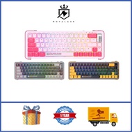 Royal axe Y68 Wireless Mechanical Keyboard RGB 65% Hot-Swappable 2.4GHz/Bluetooth/USB-C Wired Gaming Keyboard