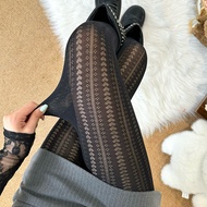 Kave 50D Heart Striped Pantyhose 2025 Autumn Winter Fashion Slim Tights Y2K Girls Lolita Fashion Sto