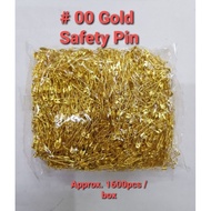 ◙▣Safety Pin Gold / Perdibles / Pardible  x box (sewing material)