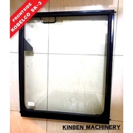 [ORI] Excavator Kobelco SK200-3 SK120-3 SK100-3 Mark 3 Cabin Frontside Mirror Frame Glasses Cermin M