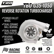 TBO G35-1050 Reverse Rotation (Kiri) Turbocharger - Ceramic Ball Bearing - Dual V-Band A/R 0.83 - 10
