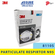 3M N95 Particulate Respirator Mask, 8110S, 20 Pcs/Box