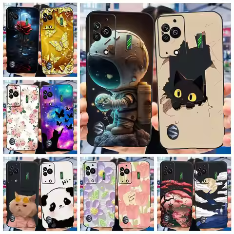For Xiaomi Black Shark 5 Pro Case KTUS-H0 Cute Fashion Painted Cover Soft TPU Phone Case For Xiaomi 