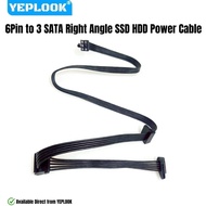 YEPLOOK 3 SATA Power Cable for Corsair HX Gold PSUs, HDD SSD Power Cable for Corsair HX1200, HX1050,