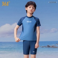 361 Degrees Kid's swimsuit 2026 new boy split professional training swimsuit Swimwear for Boys