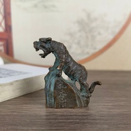 Antique Swallowing Mountains Rivers Bronzeware Collection Office Uphill Zodiac Tigers Tigers Vivid O