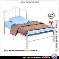 JSH S110 Super Single Metal Bed / Beds / Metal Super Single Bed Frame Only / Katil Besi / Katil Buja