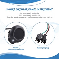 24V 36V 48V 60V 72V Electric Scooter Ebike LED Display Speed Meter Dashboard Instrument Bicycle Acce