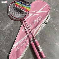 Zkgood Set Raket Badminton, 2 Pemain Bingkai Paduan Titanium Raket Bad